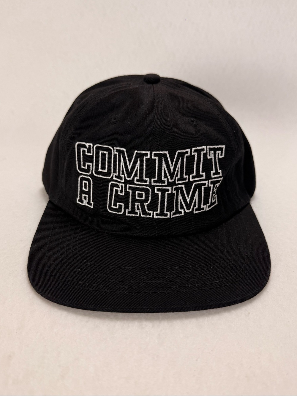 FTP F*ck The Population Commit A Crime Snapback Hat Black White